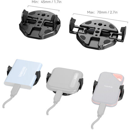 SmallRig Abrazadera para Teléfono SSD Externo Compatible MagSafe y Montajes 1 7-2 7"