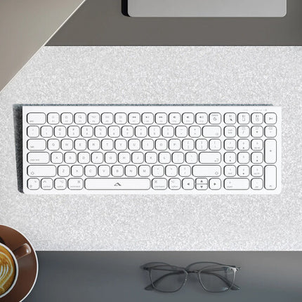ALOGIC Echelon teclado compacto inalámbrico USB-C recargable para macOS 99 teclas batería integrada