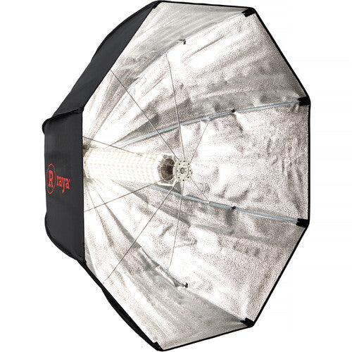 Raya LED-OX-BI Lámpara LED Bicolor con Octabox 4760 Lux 3000-5500K y Control Remoto