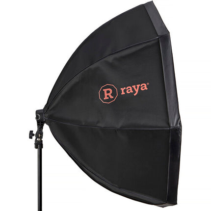 Raya LED-OX-BI Lámpara LED Bicolor con Octabox 4760 Lux 3000-5500K y Control Remoto