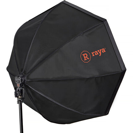 Raya LED-OX-BI Lámpara LED Bicolor con Octabox 4760 Lux 3000-5500K y Control Remoto