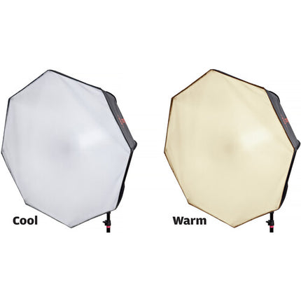 Raya LED-OX-BI Lámpara LED Bicolor con Octabox 4760 Lux 3000-5500K y Control Remoto
