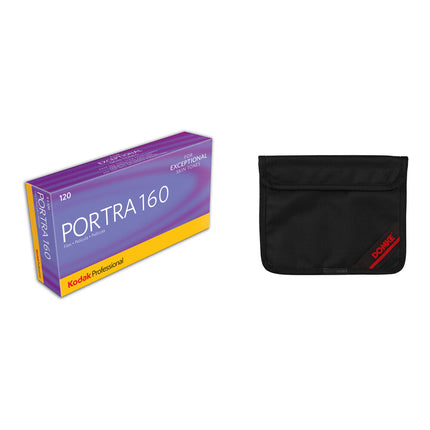 Kodak Portra 160 Película en Rollo 120 ISO 160 Paquete 5 con Bolsa Domke