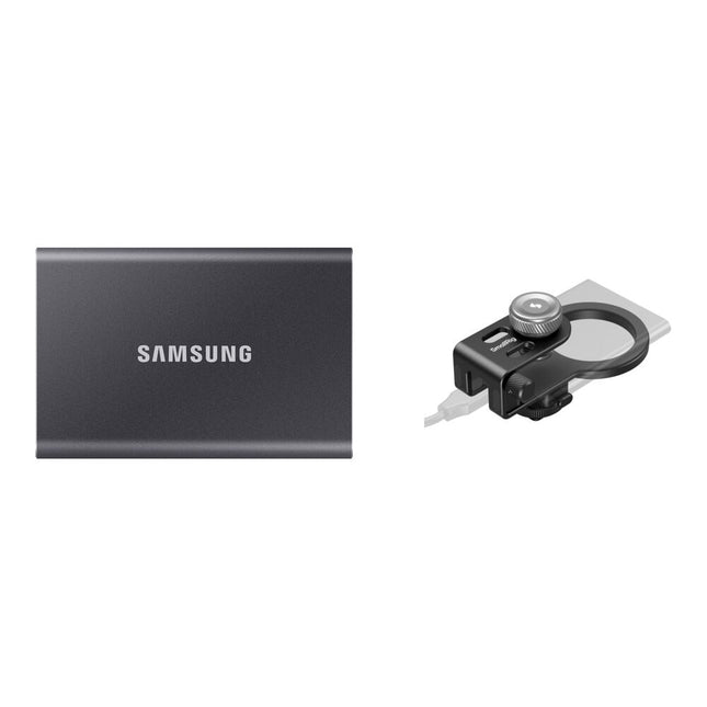 Samsung 2TB T7 SSD portátil con interfaz USB-C 3.2 y soporte MagSafe