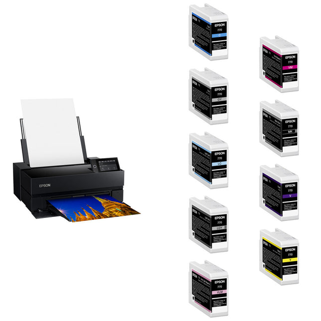 Epson SureColor P700 impresora fotográfica 13" kit tinta negro mate 5760x1440 dpi