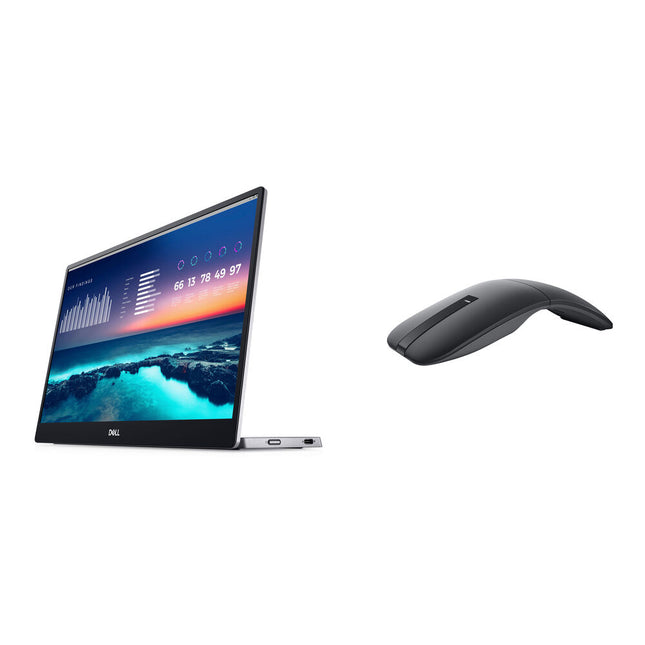 Dell 14" Monitor portátil IPS 1920x1080 y ratón Bluetooth 4000 dpi