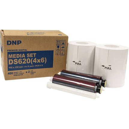 DNP DS620 Papel Fotográfico 4 x 6" 2-Pack 400 Impresiones por Roll