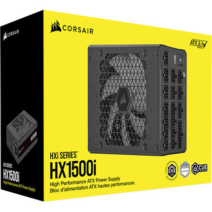 CORSAIR HX1500i Fuente de Poder Modular 1500W 80 PLUS Platinum 140mm Ventilador