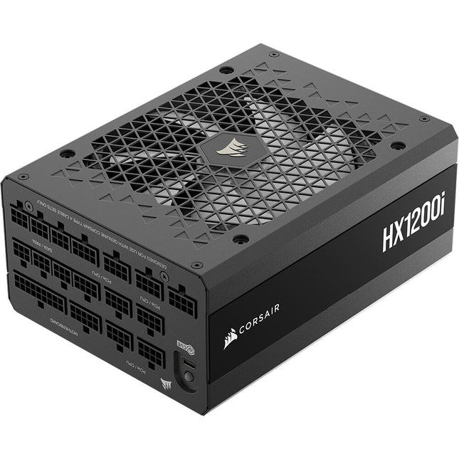 CORSAIR HX1200i Fuente de Poder Modular 1200W 80 PLUS Platinum ATX 3.1 140mm Ventilador