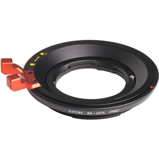 KIPON Adaptador de Montura para Objetivo Leica M a CUERPO FUJIFILM G con Bloqueo Pro y Enfoque Manual