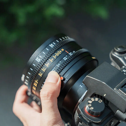 TTArtisan 35mm T2.1 Objetivo de Cine Dual-Bokeh Full-Frame 11 Láminas