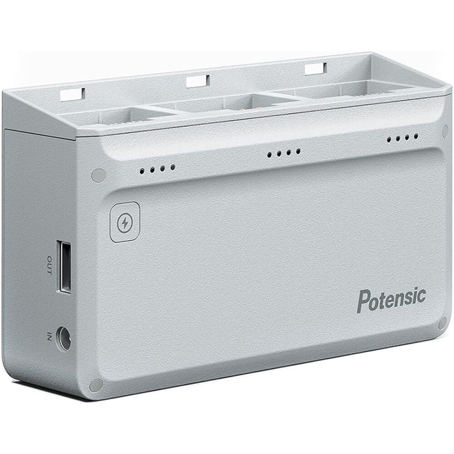 Potensic 60W Hub de Carga Rápida para Drones ATOM Hasta 3 Baterías 80 Minutos