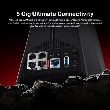 TP-Link Archer GE650 BE11000 Router Inalámbrico Tri Banda Wi-Fi 7 10661 Mb/s 5G 2.5G Ethernet
