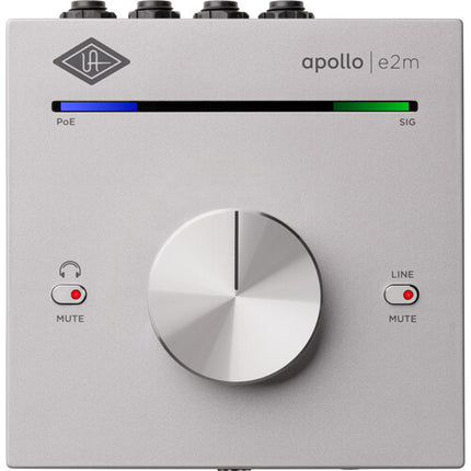Universal Audio Apollo e2m Amplificador Estéreo y Interfaz Línea Dante con 2 Salidas y PoE