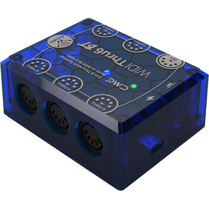 CME WIDI Thru6 BT Interfaz MIDI híbrida 2 entradas 6 salidas Bluetooth 65'
