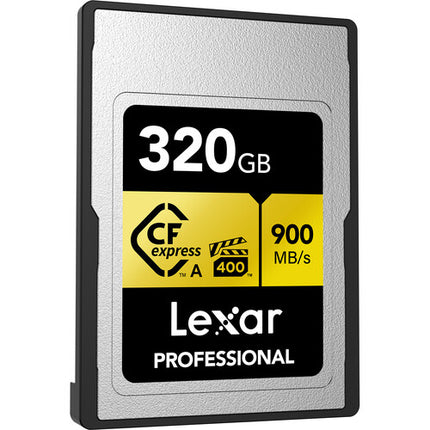 Lexar 320GB Tarjeta Profesional CFexpress Tipo A GOLD Series 2-Pack