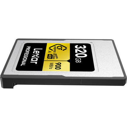Lexar 320GB Tarjeta Profesional CFexpress Tipo A GOLD Series 2-Pack