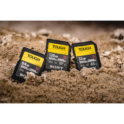 Sony 64GB SF-G TOUGH Serie UHS-II Tarjeta de Memoria SDXC 300MB/s 2-Pack