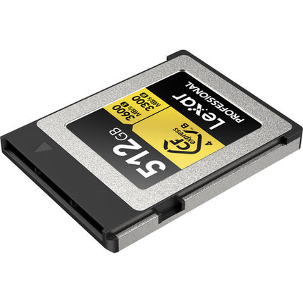 Lexar 512GB Professional GOLD CFexpress 4.0 Tipo B Tarjeta de Memoria 2-Pack 3600MB/s Velocidad de Lectura