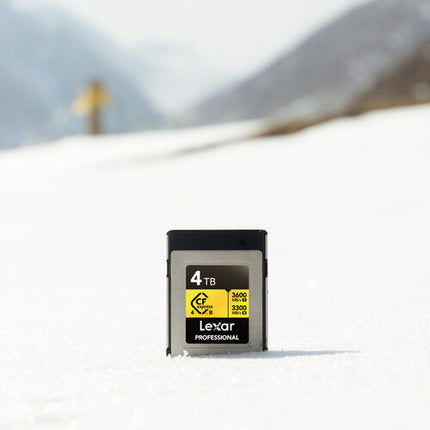 Lexar 512GB Professional GOLD CFexpress 4.0 Tipo B Tarjeta de Memoria 2-Pack 3600MB/s Velocidad de Lectura