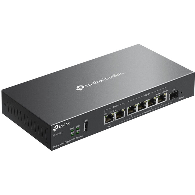 TP-Link ER707-M2 Omada Gateway VPN Multi-Gigabit 2.5G 4 Puertos Gigabit Rack