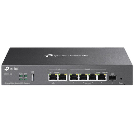 TP-Link ER707-M2 Omada Gateway VPN Multi-Gigabit 2.5G 4 Puertos Gigabit Rack