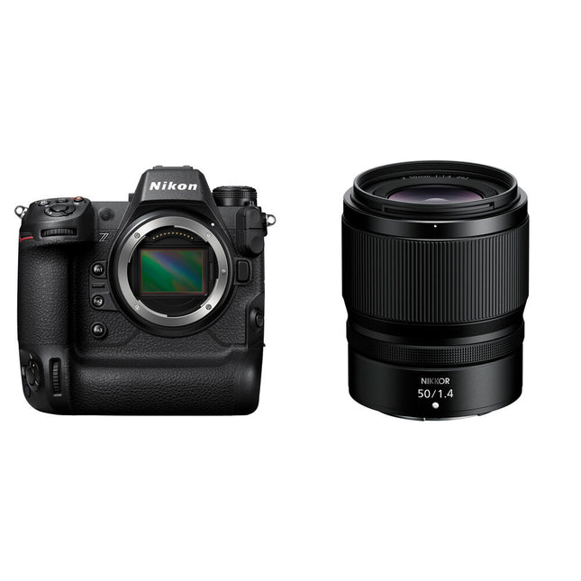 Nikon Z9 Cámara sin Espejo 45.7MP 8K60p Video 50mm f1.4 Kit