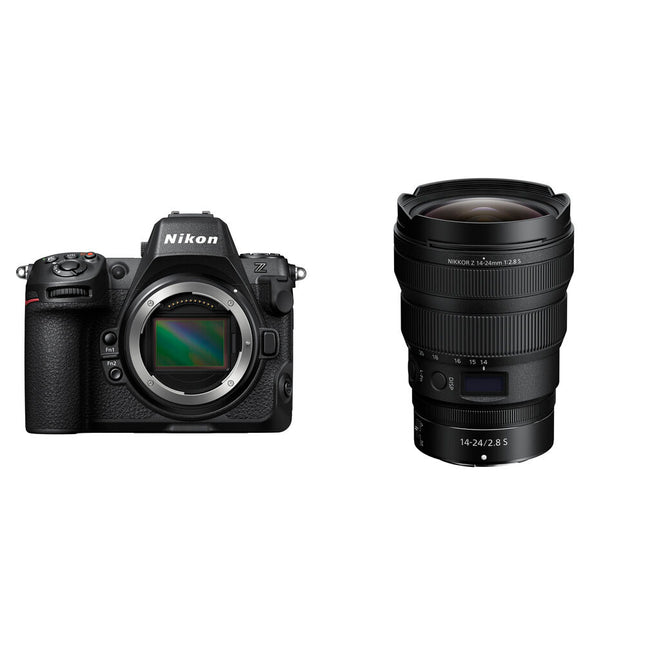 Nikon Z8 Cámara Sin Espejo con Sensor 45.7MP y Lente 14-24mm f/2.8