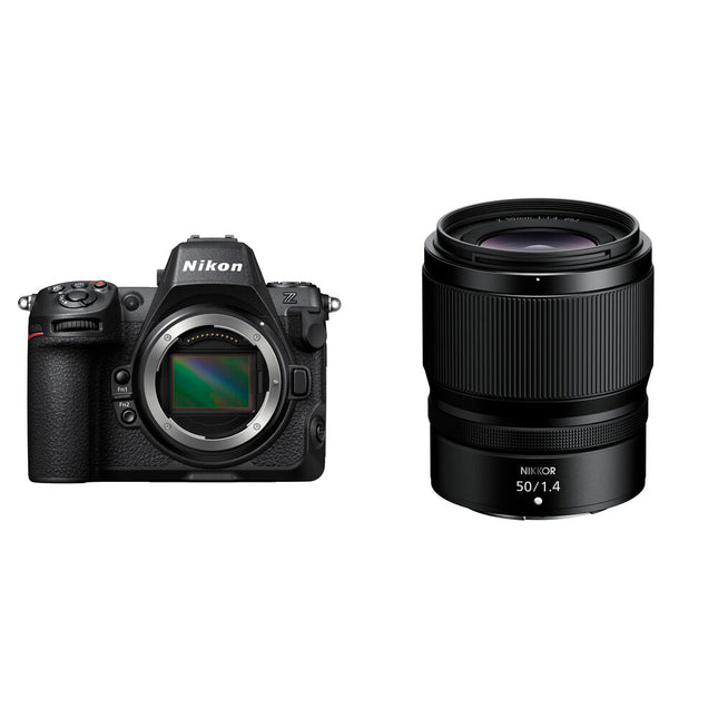 Nikon Z8 Cámara Sin Espejo con Lente 50mm f1.4 45.7MP 20fps