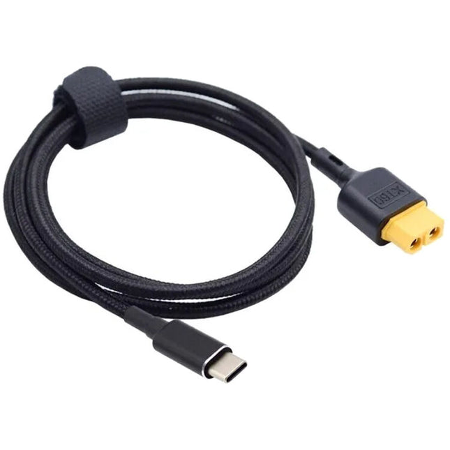 ANDYCINE Cable de carga USB-C PD a XT60 3.3 ft 100W 20V 5A Nylon
