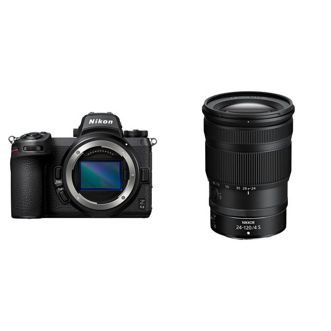 Nikon Z6 II Cámara sin Espejo con Sensor 24.5MP y Lente 24-120mm f4