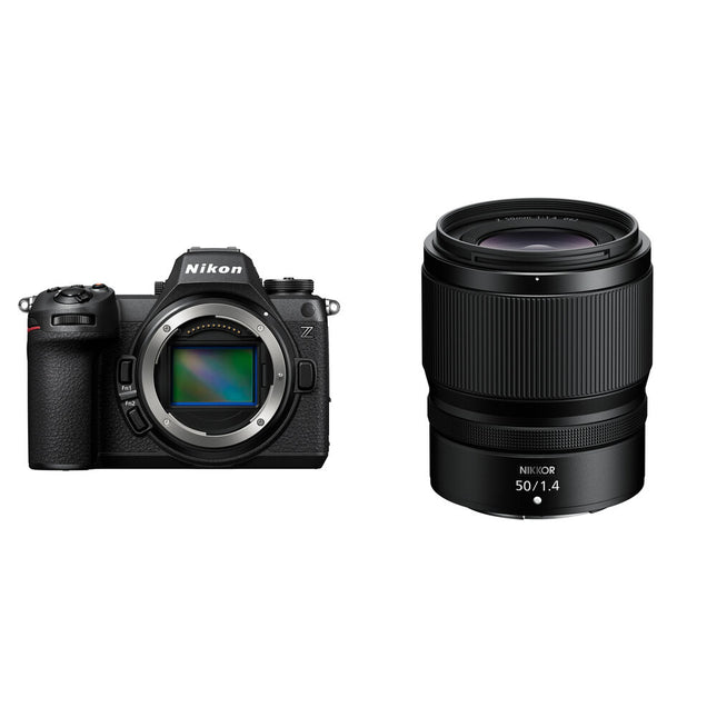 Nikon Z6 III Cámara sin Espejo 24.5MP Video 6K 60p con Objetivo 50mm f1.4