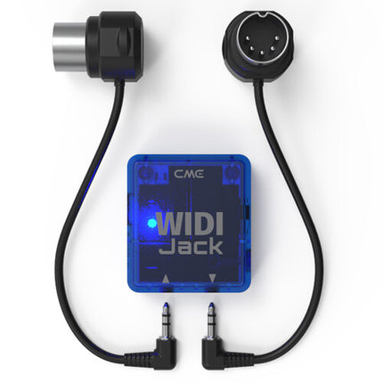 CME WIDI Jack Interfaz MIDI Bluetooth con cables TRS 2.5mm a DIN 5 pines y alcance 20 m