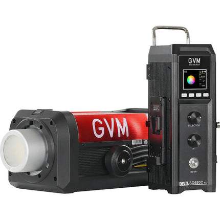 GVM Pro SD650C LED Monolight RGB Bicolor 95 530 Lux 2000-10000K con Reflector y Bolsa