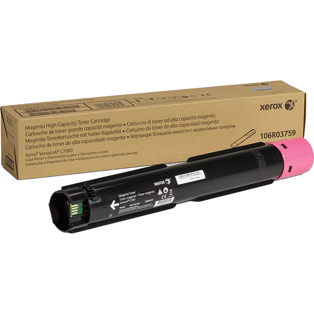 Xerox 106R03759 Cartucho de Tóner Magenta Alta Capacidad 10100 páginas para VersaLink C7000