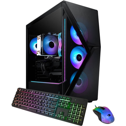iBUYPOWER Slate 8 MESH PC Gaming AMD Ryzen 7 8700F 32GB RAM 1TB SSD