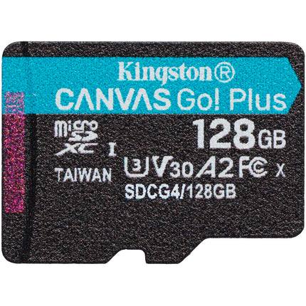 Kingston 128GB Canvas Go Plus microSDXC UHS-I 200MB/s Clase 10