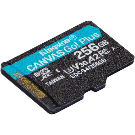 Kingston 256GB Canvas Go Plus microSDXC tarjeta de memoria UHS-I V30 U3