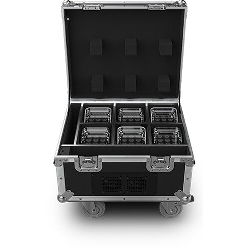 CHAUVET Professional WELL FIT X Panel LED RGBWW 9x7.5W con Estuche 6 unidades