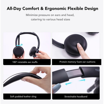 Nuroum HP31D Auriculares Inalámbricos Bluetooth 5.3 35 Horas Uso