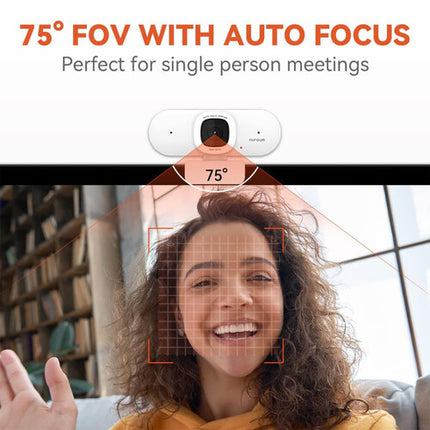Nuroum V15AF Webcam 4MP 2K 30 fps USB-A FOV 75°