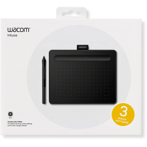 Wacom Intuos Creative Tableta Gráfica Pequeña Área Activa 6x3.7 Pulgadas 4096 Niveles de Presión