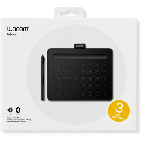 Wacom Intuos Tableta Gráfica Bluetooth Pequeña 6x3.7 Pulgadas 4096 Niveles Pressión