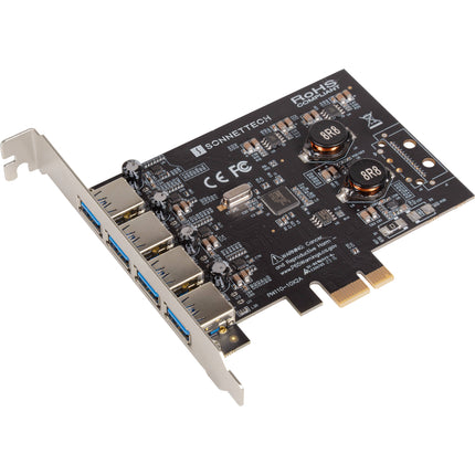 Sonnet USB3-4PM-E Allegro Tarjeta PCI Express 4 Puertos USB 3.2 con Controlador dedicado