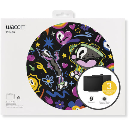 Wacom Intuos Tableta Gráfica Bluetooth Mediana Área Activa 8.5x5.3" 4096 Niveles presión