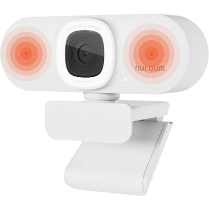 Nuroum V15AFL Webcam 4MP 2K 30fps Luz Anillo USB-A FOV 75°