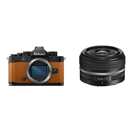 Nikon Zf Cámara sin Espejo con Sensor 24 5MP y Lente 40mm f/2 naranja