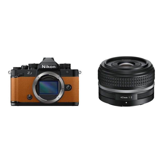 Nikon Zf Cámara sin Espejo con Sensor 24 5MP y Lente 40mm f/2 naranja