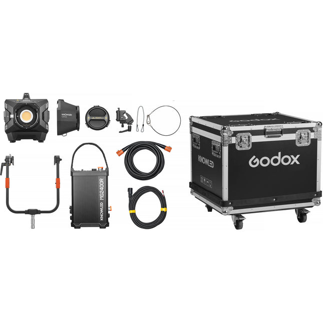 Godox KNOWLED MG2400R Luz Led RGB 1800-10000K con Maletín de Vuelo