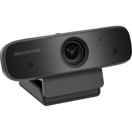 ROCWARE RC19 Webcam USB 1080p 30fps Autofocus 90° FOV Micrófonos Dual
